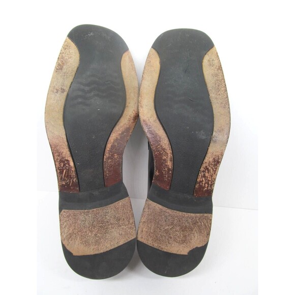 Mezlan Mens Black Apron Toe Derby Shoes Size US 10 Quality Made In Spain - Picture 3 of 16